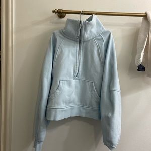 Lululemon half zip funnel neck scuba